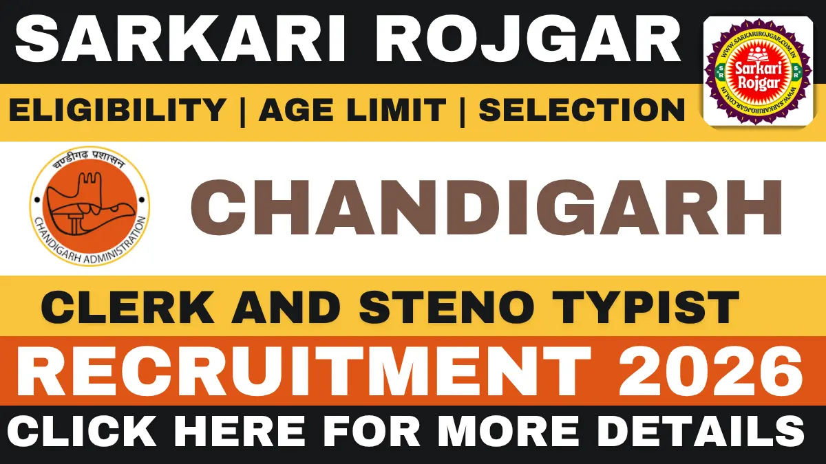 Chandigarh Clerk & Steno Recruitment 2026