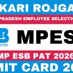 MP PAT Admit Card 2026