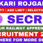 SECR Raipur Railway Apprentice Recruitment 2026