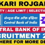 Sarkari Rojgar : Sarkari Result 2026, Sarkari Naukri & Sarkari Job Alert 6 Central Bank of India Apprentice Recruitment 2026