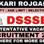 DSSSB Recruitment 2026
