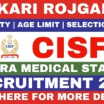 CISF Paramedical Staff Recruitment 2026