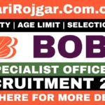 Sarkari Rojgar: Sarkari Naukri, Sarkari Result 2026 & Sarkari Job Alert 8 Bank of Baroda SO Recruitment 2026