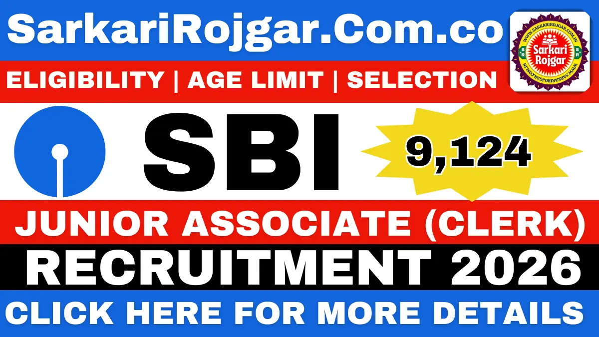 SBI Junior Associate Recruitment 2026