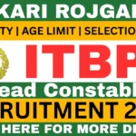 ITBP Head Constable Recruitment 2026