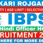 IBPS Hindi Officer Recruitment 2026